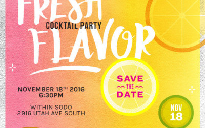 11.18.2016 Fresh Flavor Cocktail Party
