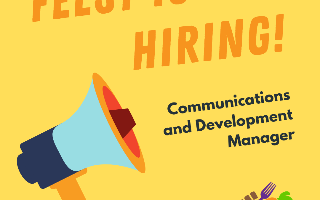 Now hiring: Communications and Development Manager