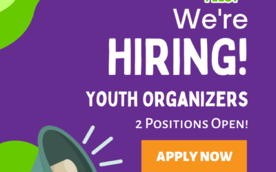 We’re Hiring! 2 Youth Organizers