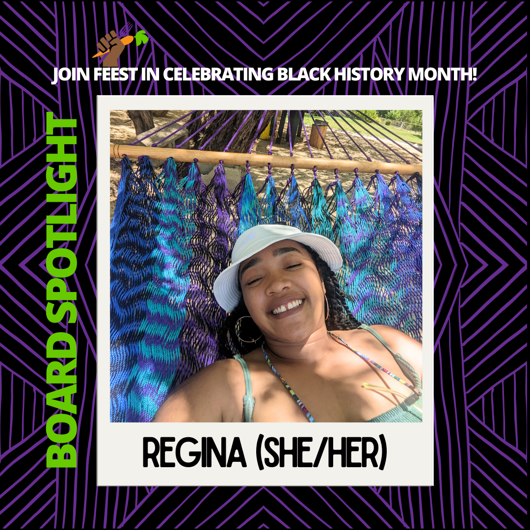 image is of FEEST board member, Regina